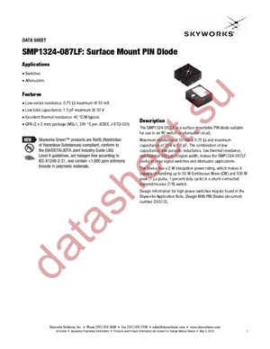 SMP1324-087LF datasheet  